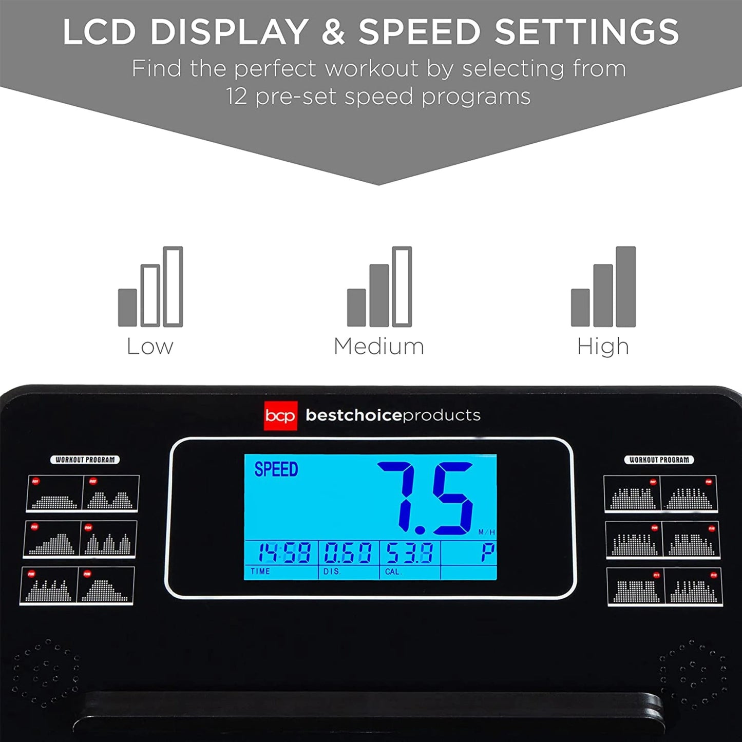 RTMX-750 2.5 HP Foldable Incline Treadmill with Bluetooth